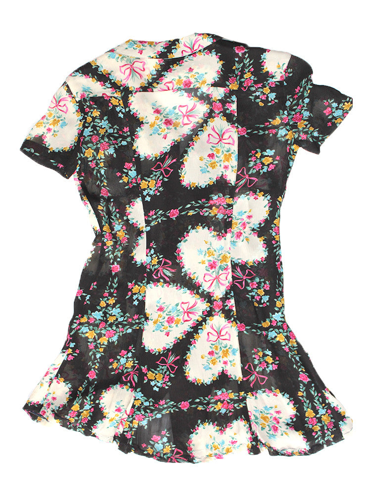 Vintage 90's Moschino Semi Sheer Baby Doll Dress