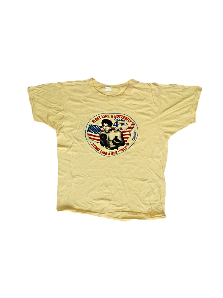 Vintage 80&#39;s Muhammad Ali Float Like A Butterfly T-shirt