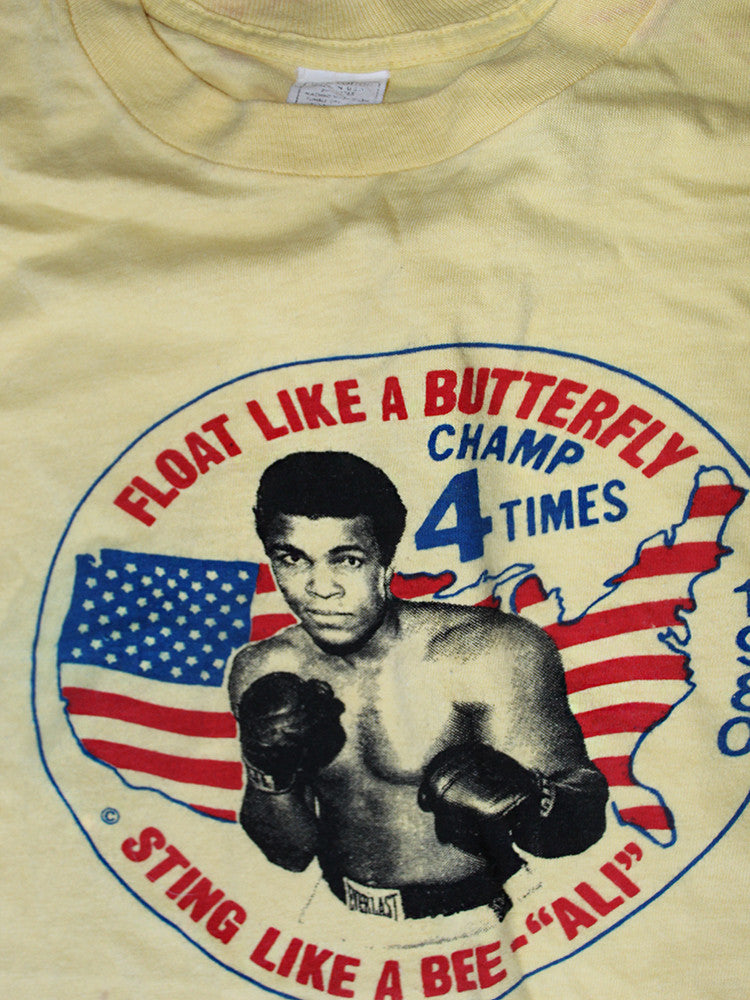 Vintage 80&#39;s Muhammad Ali Float Like A Butterfly T-shirt