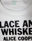 Vintage 70's Deadstock Alice Cooper Whiskey And Lace T-shirt ///SOLD///