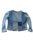 ALC-014 Denim Princess Sleeve Patchwork Jacket