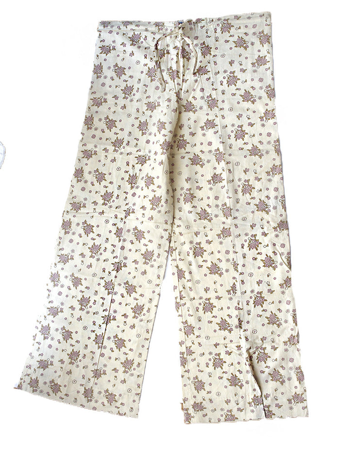 Vintage Deadstock 1970's India Cotton Yoga Lounge Pants