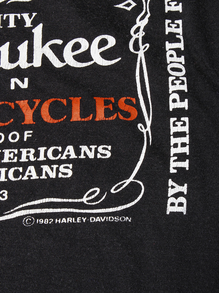 Harley Davidson Vintage T-Shirt 1982