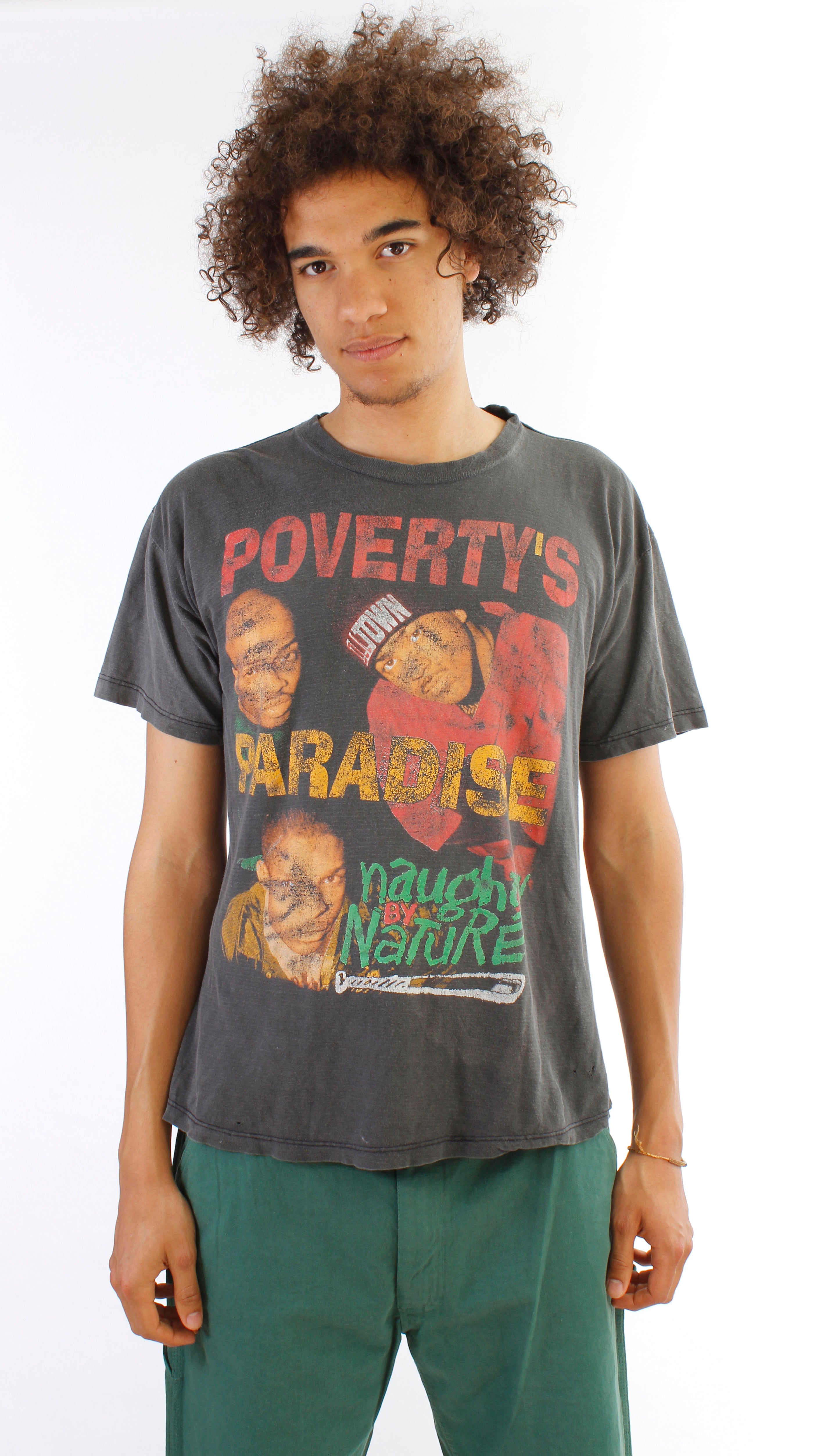 Vintage 90's Naughty By Nature Poverty's Paradise T-Shirt