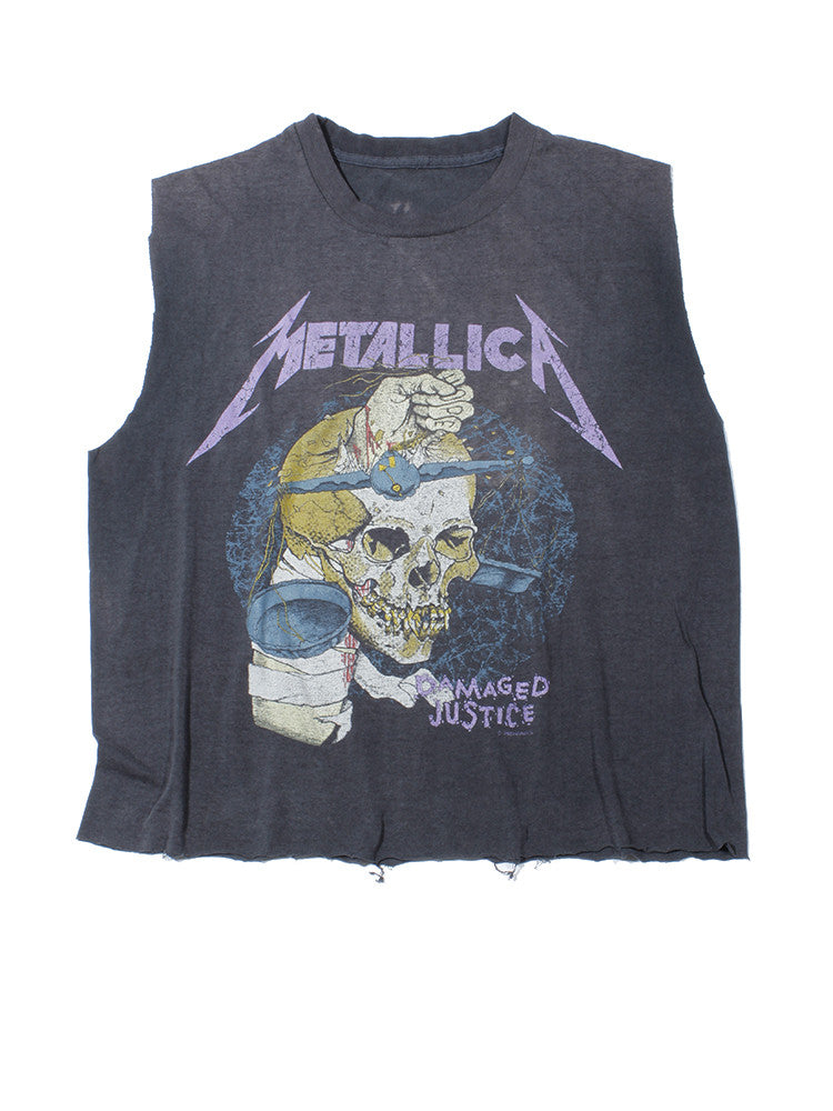 Metallica Damaged Justice Vintage T-Shirt 1988