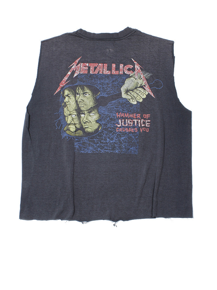 Metallica Damaged Justice Vintage T-Shirt 1988