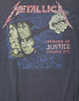 Metallica Damaged Justice Vintage T-Shirt 1988