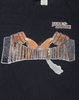 Milwaukee Iron Harley Davidson Vintage T-shirt 1980's