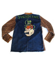 Vintage Suciofink Ed Roth Rat Fink Art Suede Denim Jacket