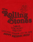 Vintage 1978 Rolling Stones T-shirt-Happy Birthday Mick!