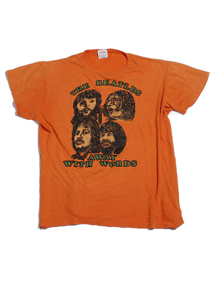 Vintage 1970's The Beatles T-shirt- Away With Words