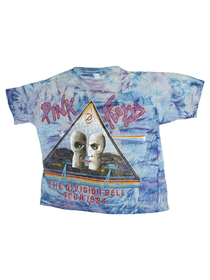 Vintage 90's Pink Floyd Tie Dye Division Bell Tour