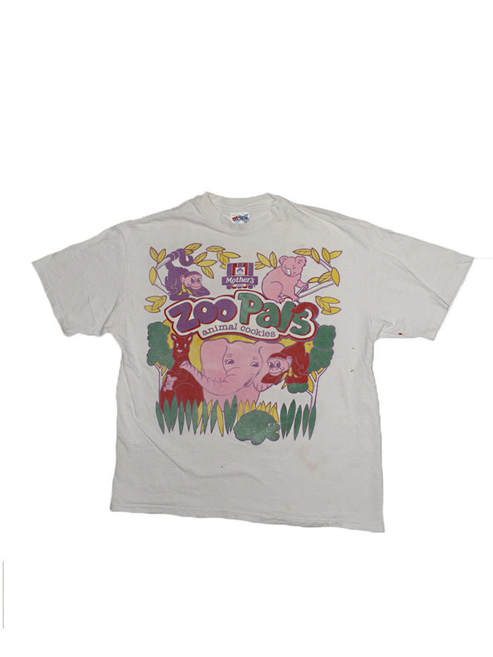 Vintage 90's Mother's Cookies Zoo Pals T-shirt