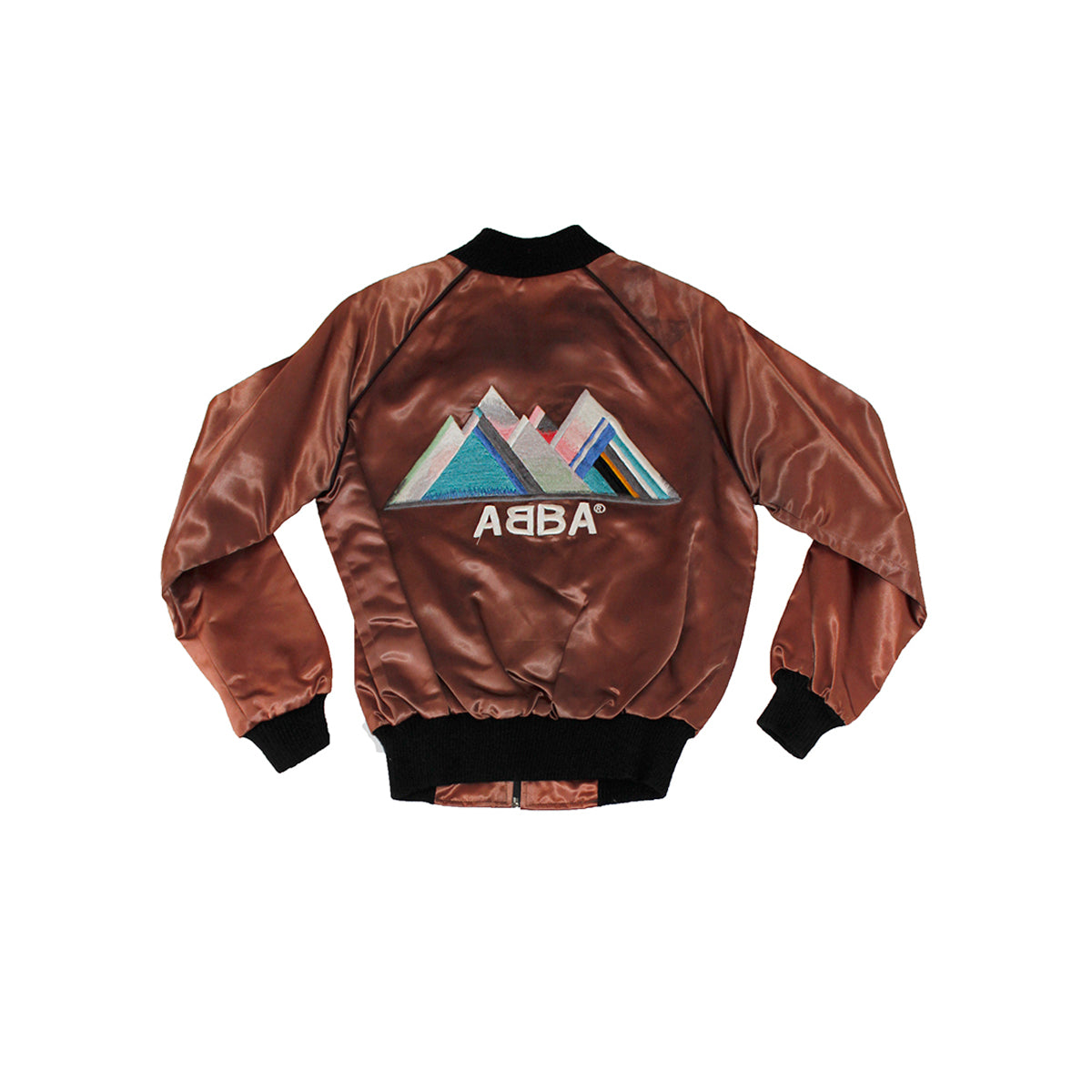 Vintage 70&#39;s Abba Embroidered Satin Jacket