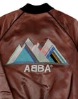 Vintage 70's Abba Embroidered Satin Jacket