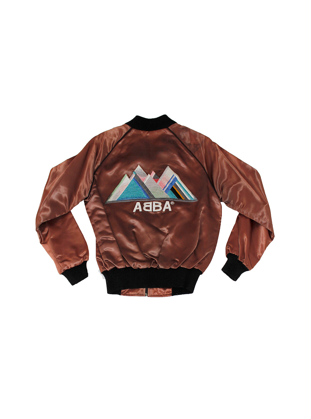 Vintage 70&#39;s Abba Embroidered Satin Jacket