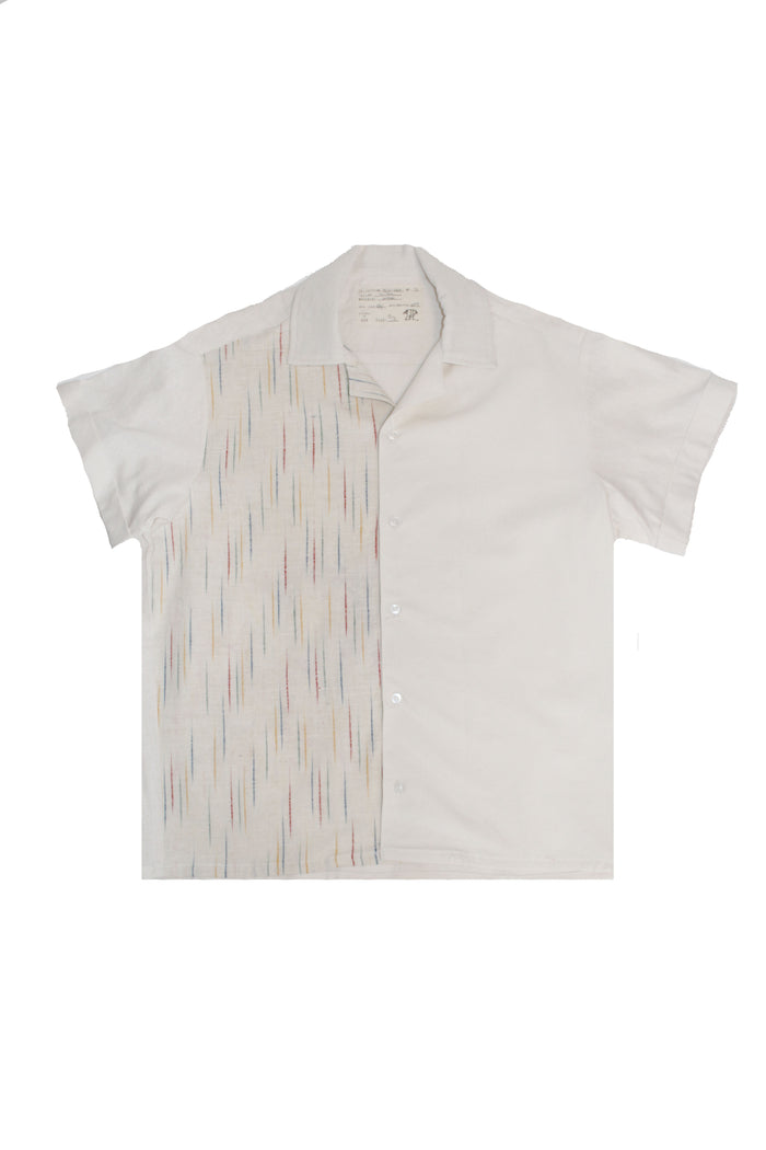 ALC-067 Vintage 50's Rainbow Fleck Linen Shirt