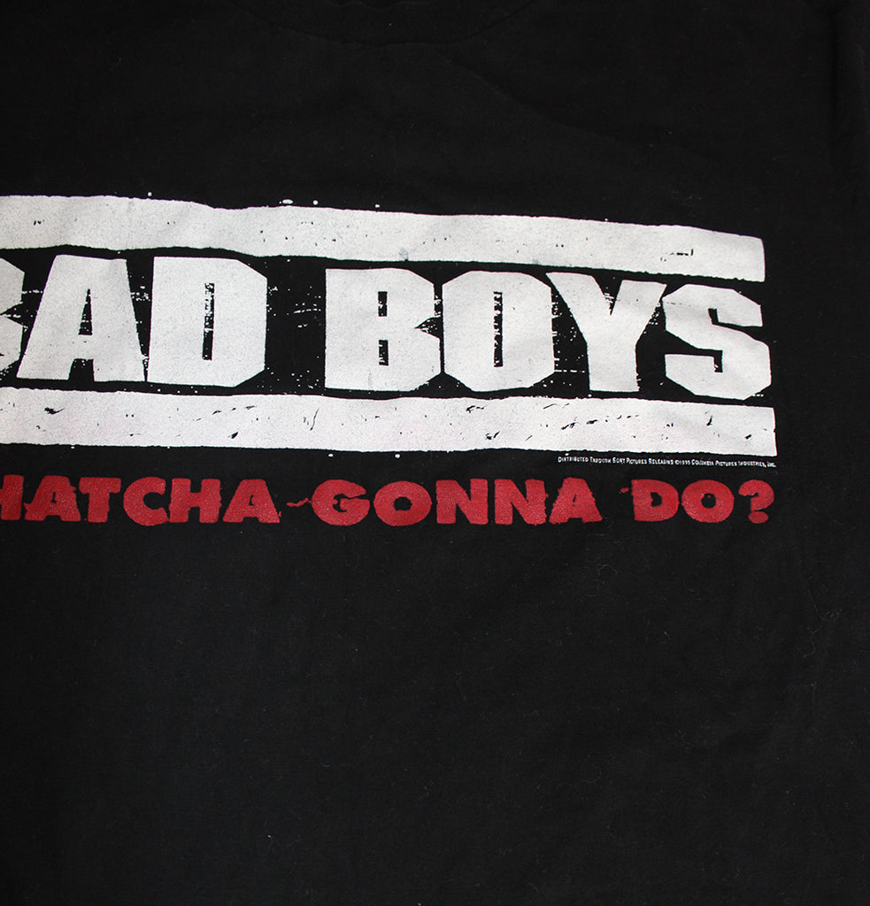 Vintage 90's Deadstock Bad Boys Movie Soundtrack Promo T-Shirt