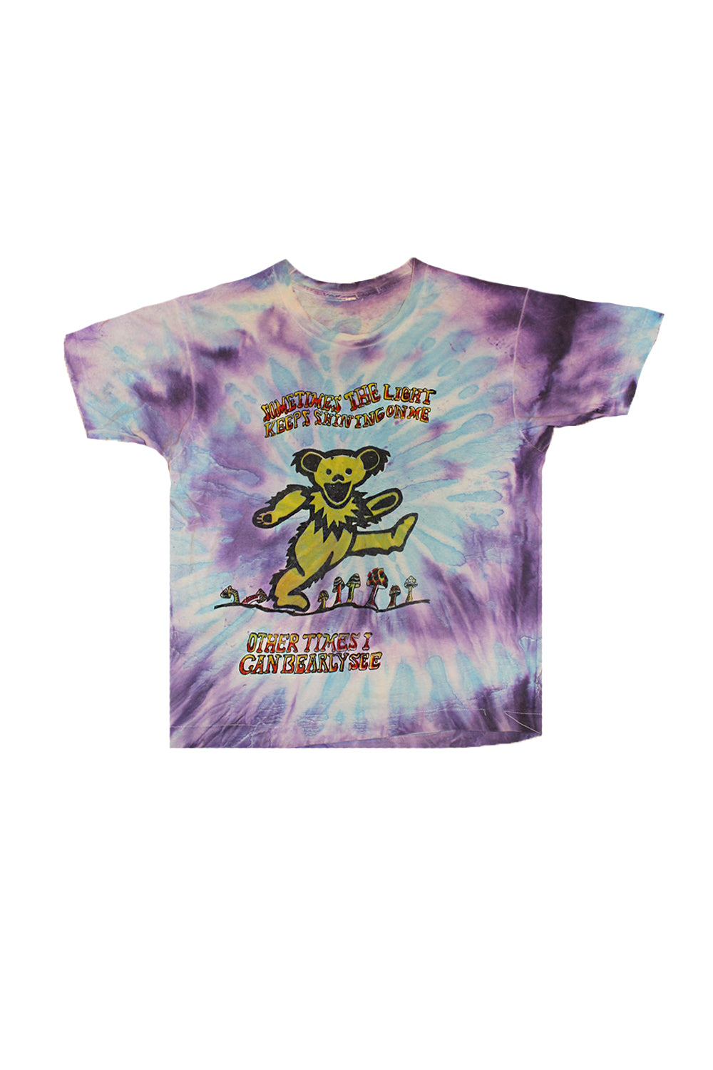 grateful dead vintage 1991 tour tie dye t shirt