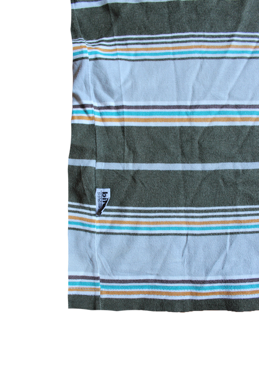 Vintage 90&#39;s BITCH Skateboards Striped T-shirt