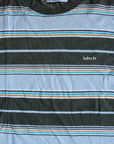 Vintage 90's BITCH Skateboards Striped T-shirt