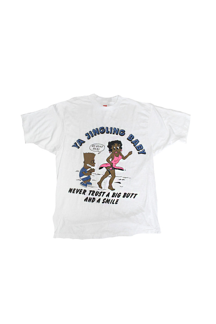 Vintage 90's Bootleg Bart Simpson LL Cool J Betty Boop T-shirt