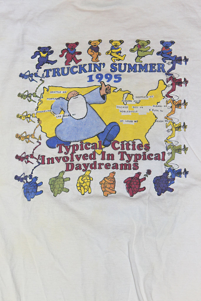 Vintage 90's Grateful Dead Truckin' Summer T-Shirt