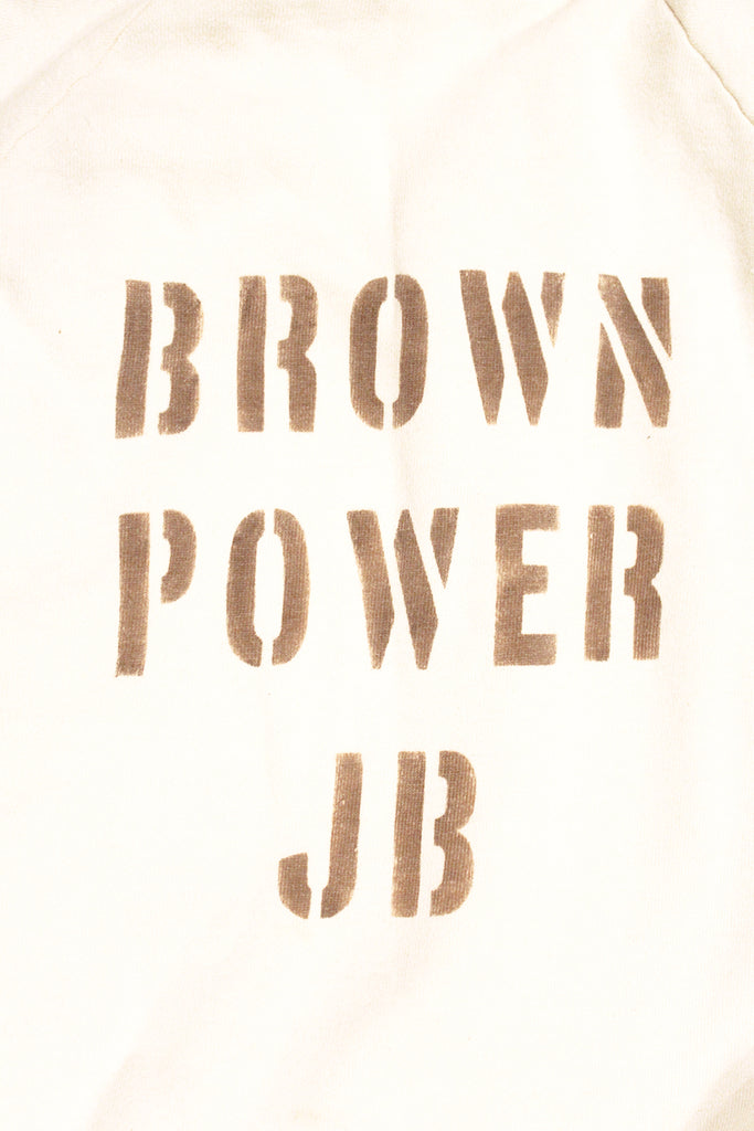 Vintage 60's Brown Power JB James Brown Sweatshirt ///SOLD///