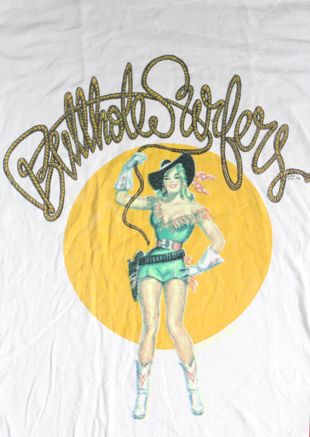 Vintage 80&#39;s Rare Butthole Surfers T-Shirt