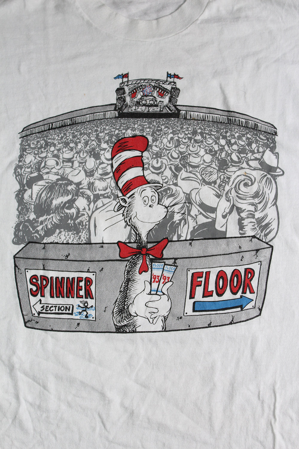 Vintage 90&#39;s Grateful Dead Cat in The Hat T-Shirt