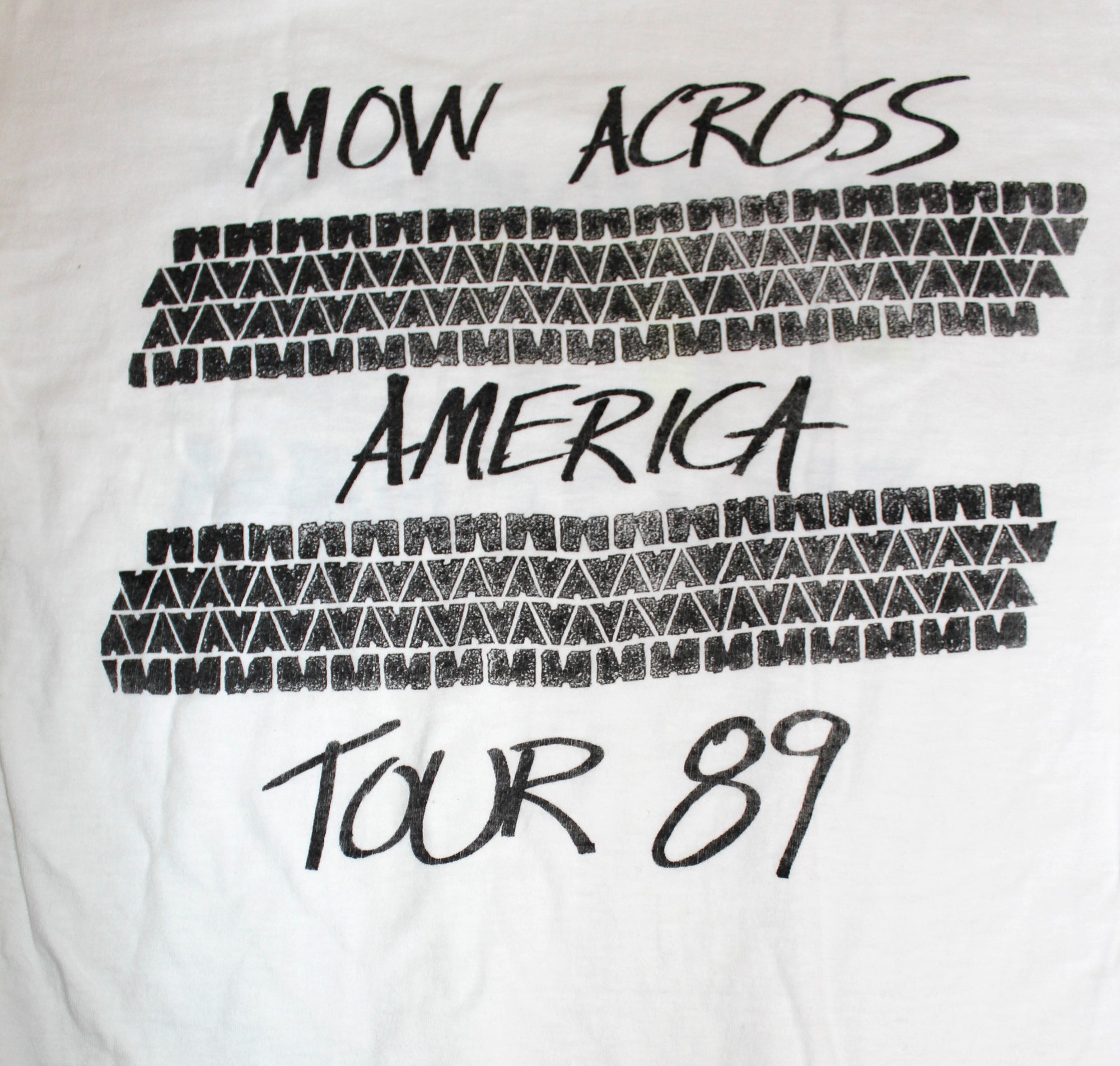 Vintage 80&#39;s The Dead Milkmen Beelzebubba Mow Across America Tour Shirt ///SOLD///