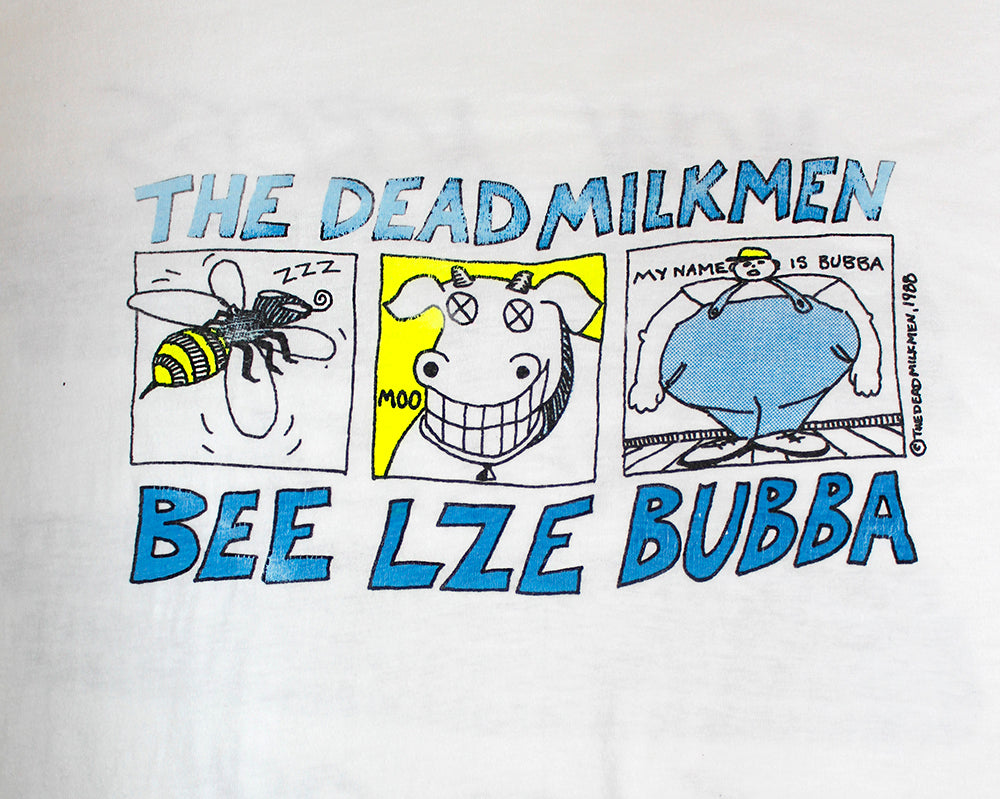 Vintage 80's The Dead Milkmen Beelzebubba Mow Across America Tour Shirt ///SOLD///