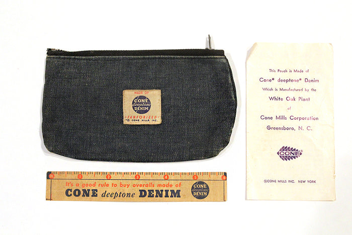 1950's Cone Denim salesman pouch