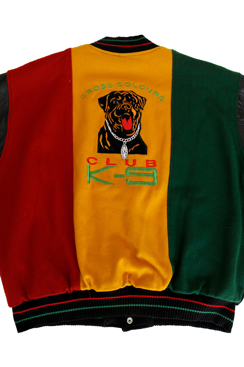 Vintage 90&#39;s Cross Colours Letterman Club K-9 Jacket ///SOLD///
