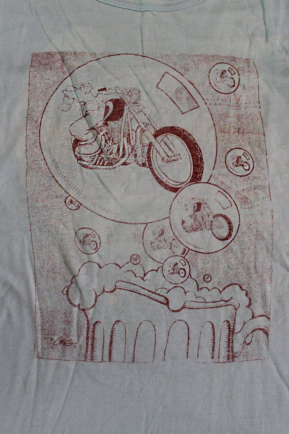 Vintage 70&#39;s Grateful Dead Fan Art Crumb T-Shirt