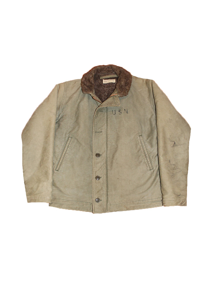 vintage WWII USN Deck Jacket size 40