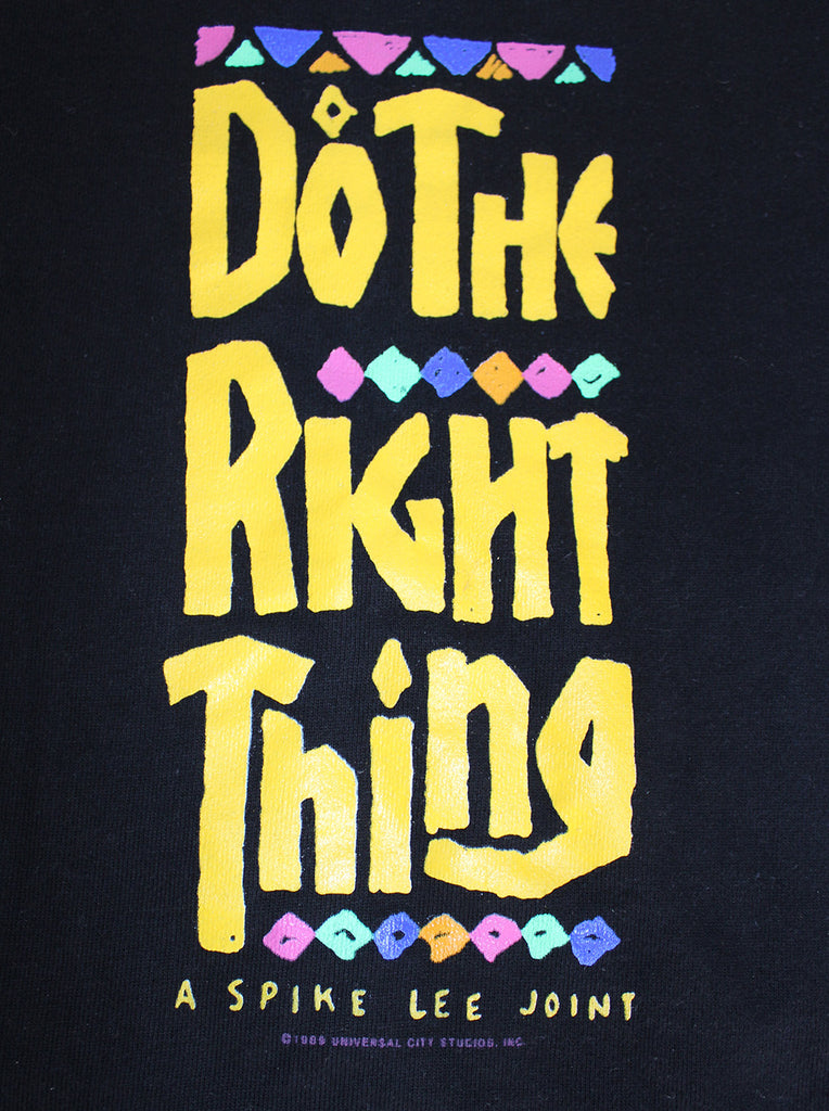 Vintage 80's Do The Right Thing Spike Lee Movie Promo Sweatshirt ///SOLD///
