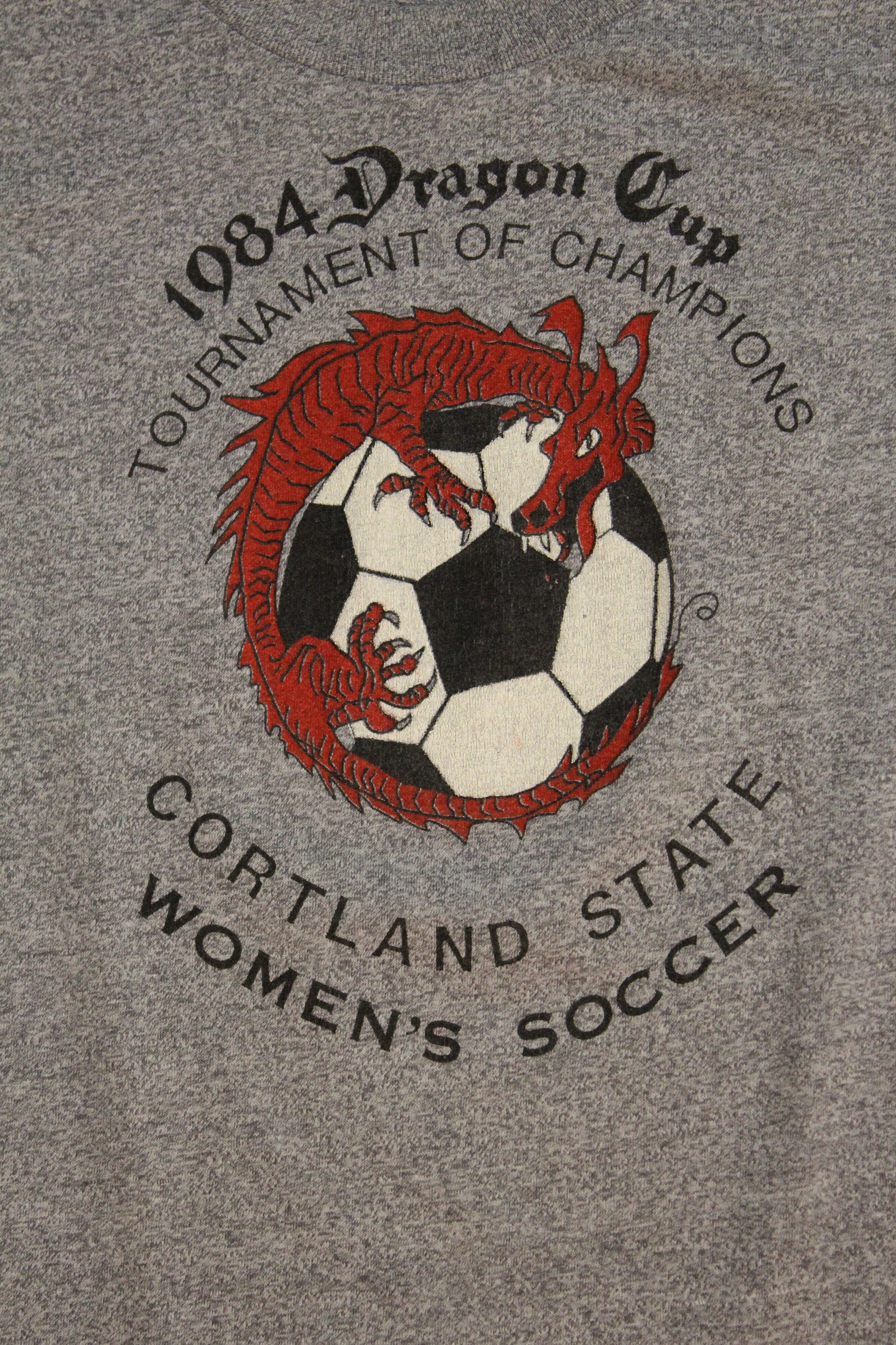 Vintage 1984 Nike Dragon Cup Women&#39;s Soccer T-Shirt