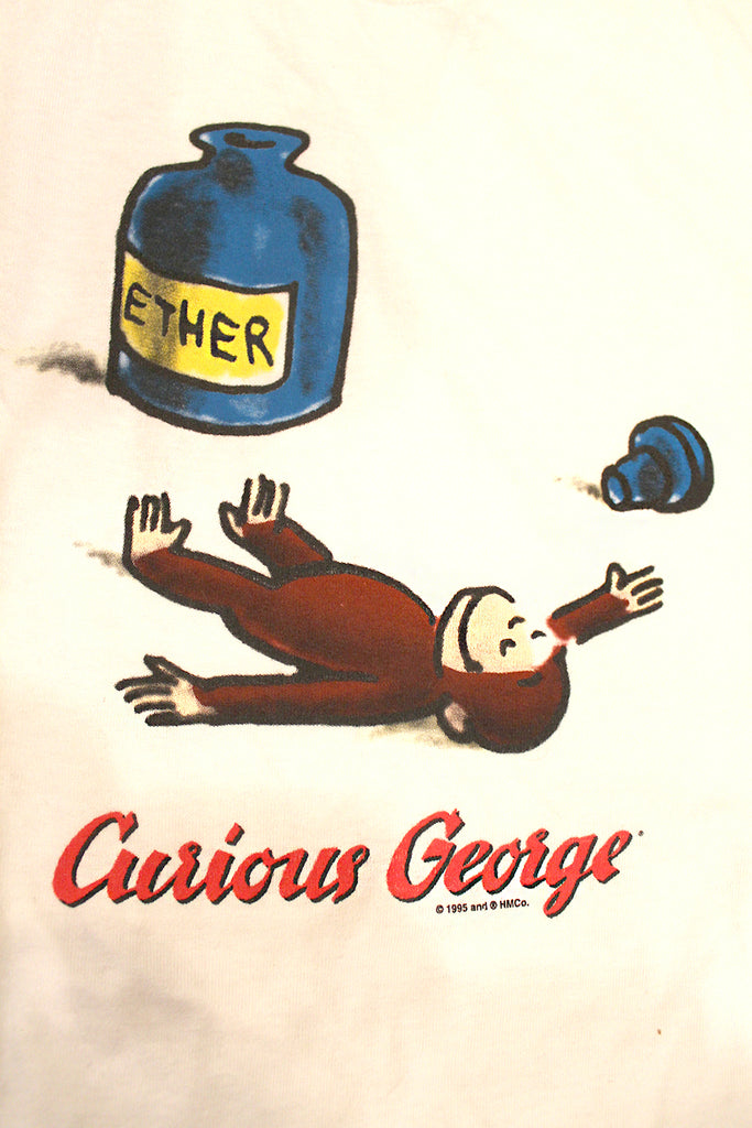 Vintage 90's Deadstock Ether Curious George T-Shirt ///SOLD///