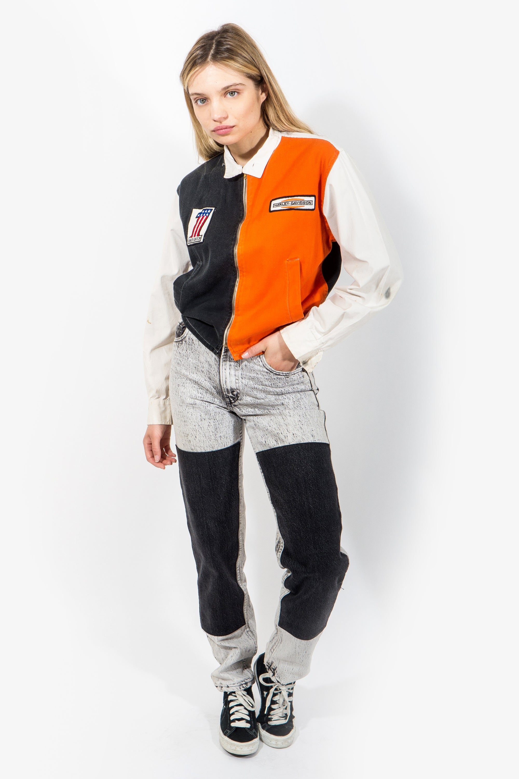 Vintage Harley Davidson Racing Jacket