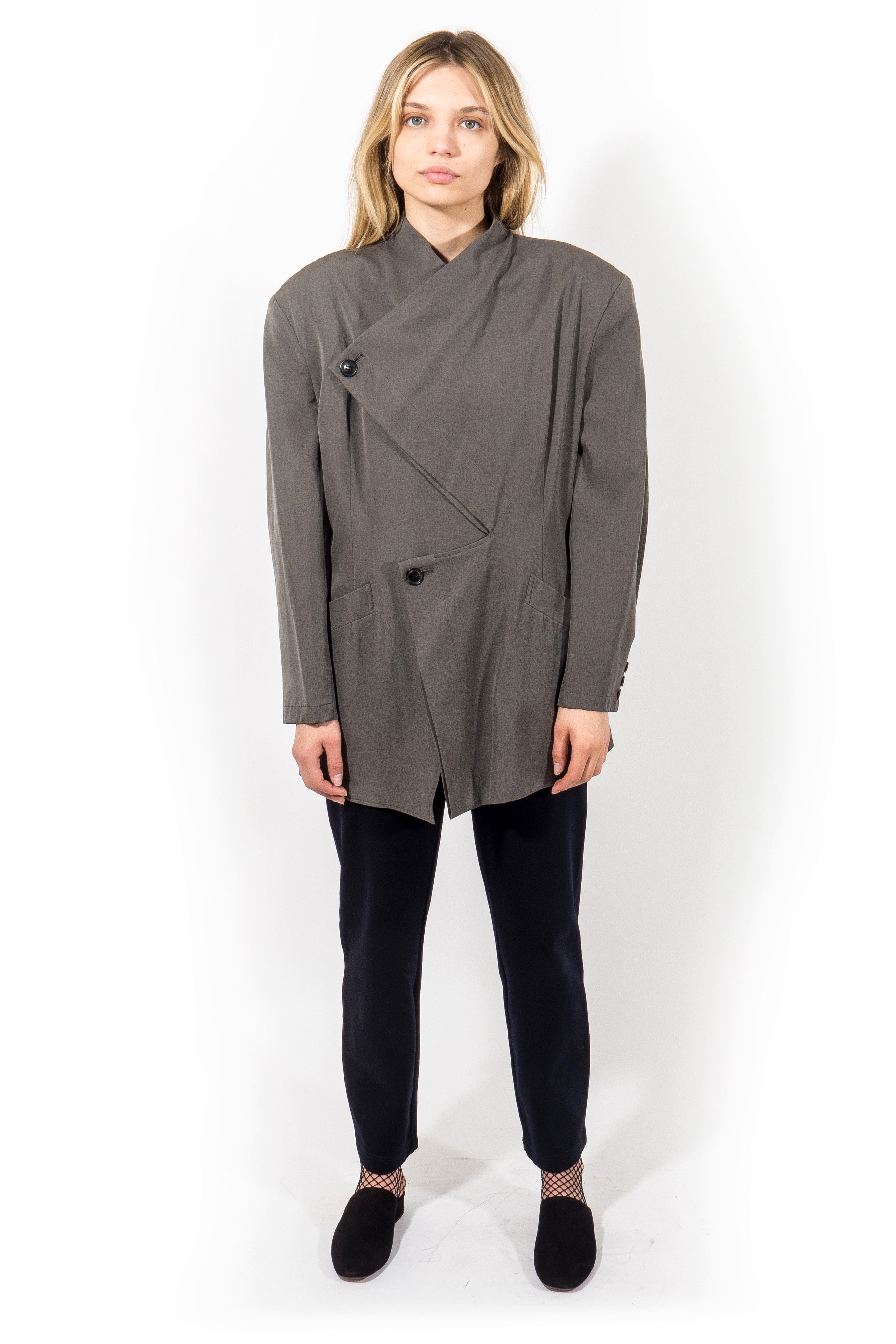 Yohji Yamamoto 80's Asymmetrical Jacket – Afterlife Boutique