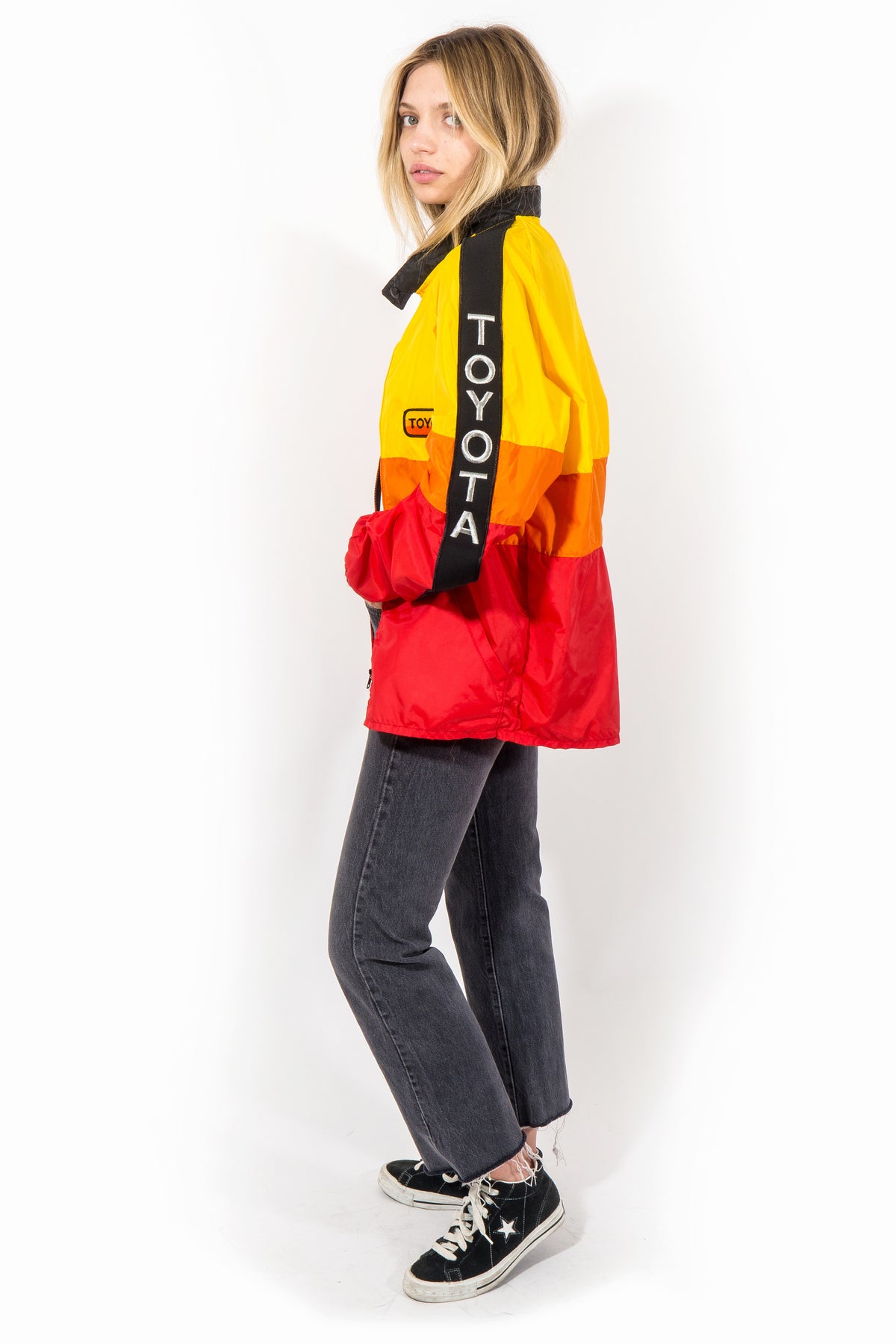 Colorblock Racing Jacket Vintage Toyota Color Block Racing Jacket – Afterlife Boutique