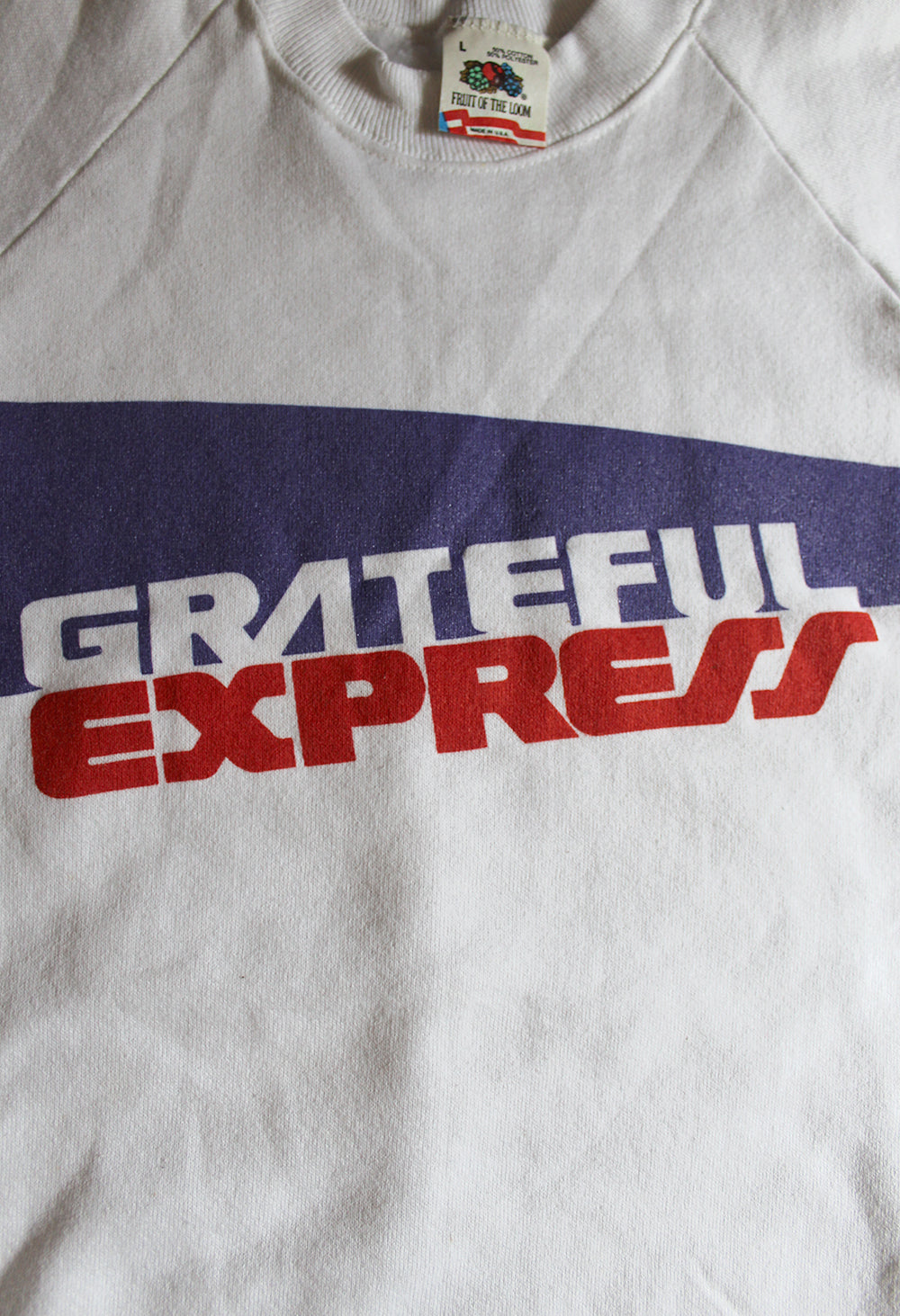 Vintage Deadstock 80&#39;s Grateful Express Sweatshirt
