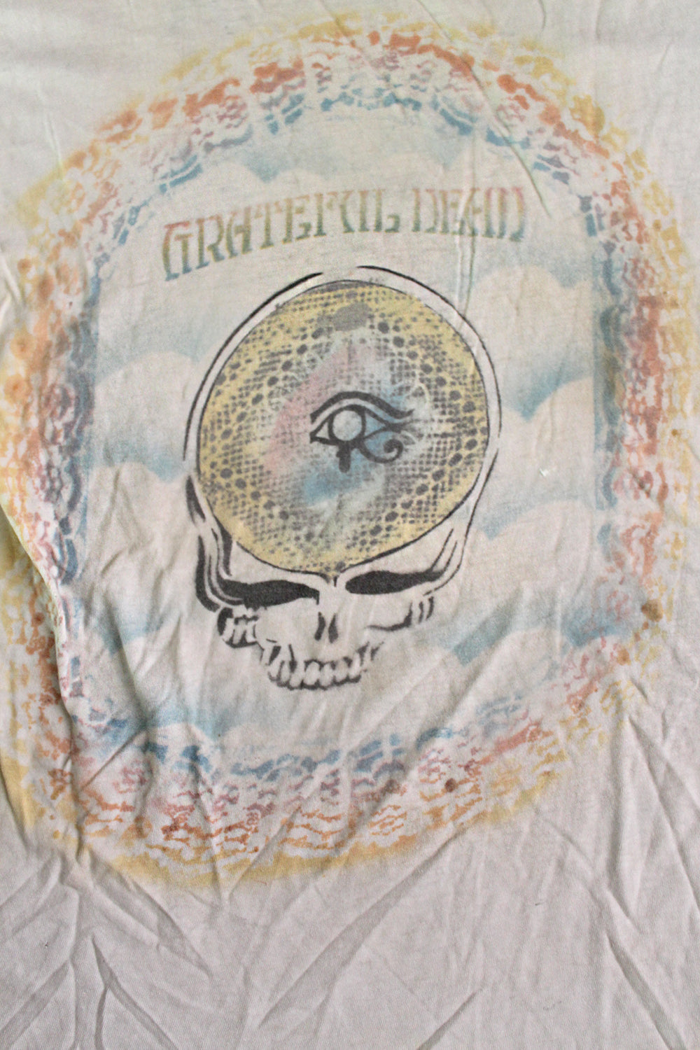 Vintage 70&#39;s 80&#39;s Grateful Dead Fan Art Eye of Horus T-Shirt