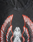 Vintage 80's Harley Davidson Ride to Love,  Love to Ride Nude T-shirt