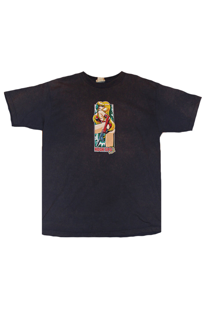 Vintage 90's Hook-Ups Skateboard T-shirt ///SOLD/// – Afterlife Boutique