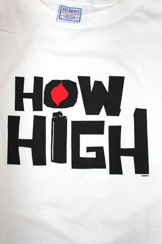 Vintage 2001 Deadstock HOW HIGH Movie Shirt