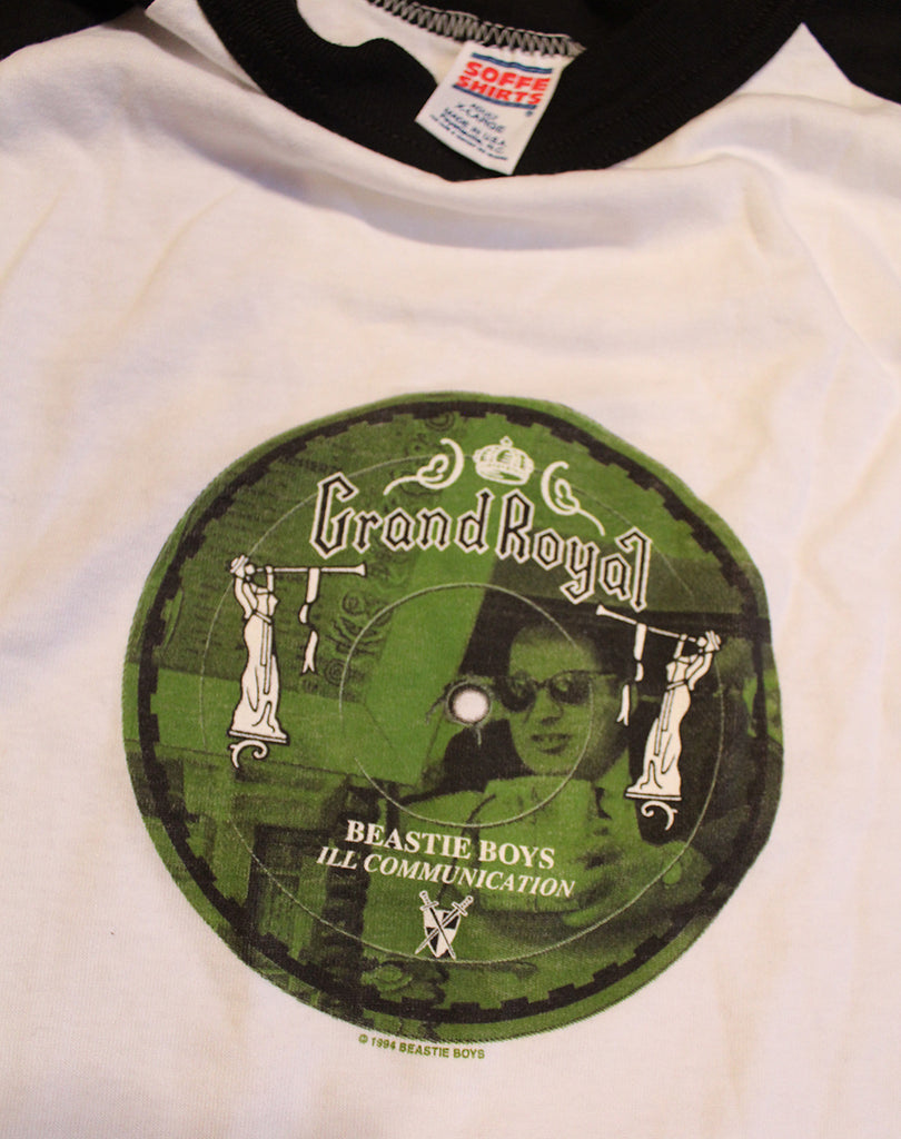 Vintage 90's Deadstock Beastie Boys Grand Royal Ill Communication Raglan T-Shirt