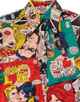 Vintage 70’s Nicky Zane Comic Pop Art All Over Print Shirt