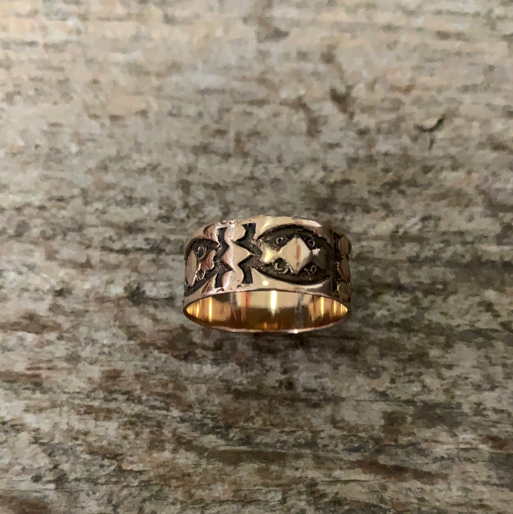 Victorian Cigar Band Ring Size 7
